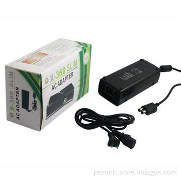 AC Adapter Power Supply for Microsoft Xbox 360 Slim and Game Accessory